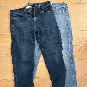 Madewell Men’s Blue Jeans Bundle - 3 pairs